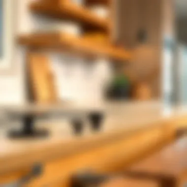 Rustic drawer pulls enhancing a farmhouse-style kitchen