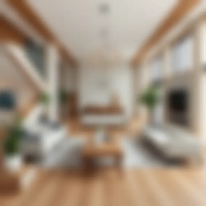 Open floor plan featuring distinct areas