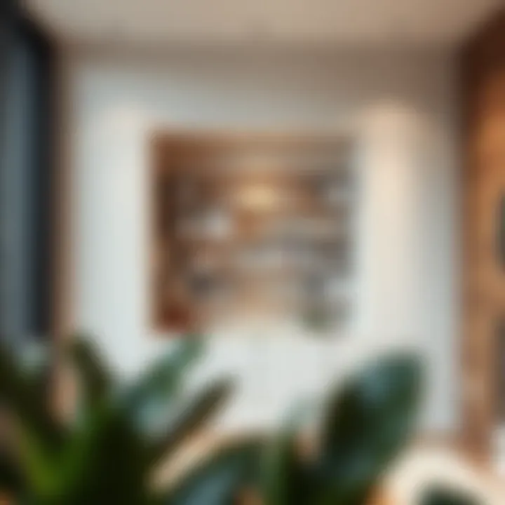 Sleek Recessed Wall Bookshelf Design Sleek recessed wall bookshelf design showcasing modern interiors