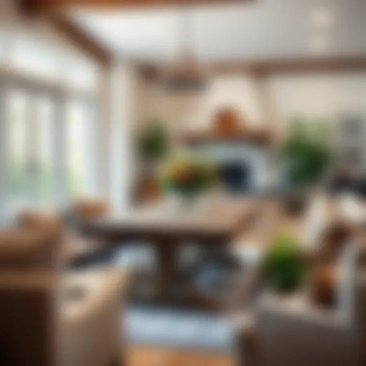 Cozy Charm of Rustic Farmhouse Tables Rustic farmhouse table surrounded by cozy seating