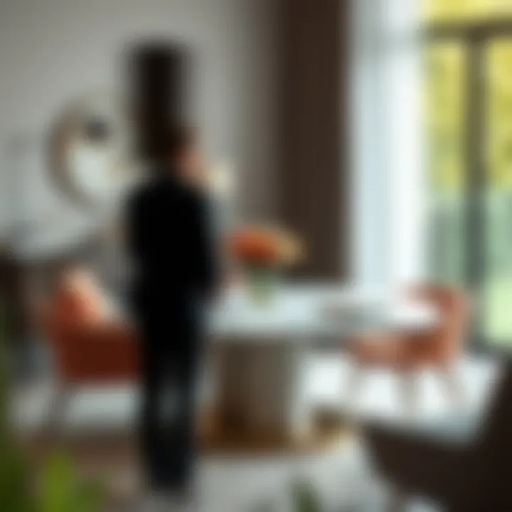 Encouraging Interaction with Round Tables Stylish round table enhancing social interaction