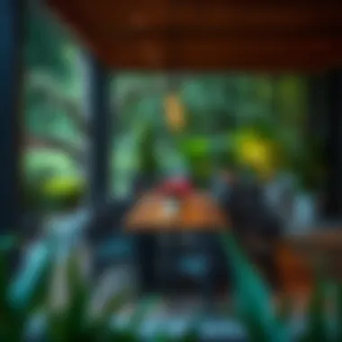 Maximizing space in outdoor dining areas