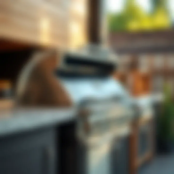 Durable materials used in barbecue cabinet construction