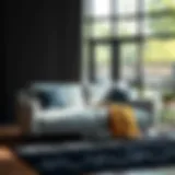 Elegantly designed loveseat with contemporary aesthetics