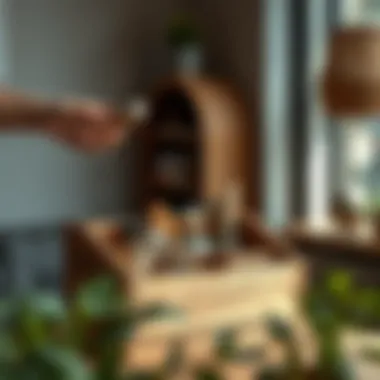 Sustainable materials used in crafting wooden organizers