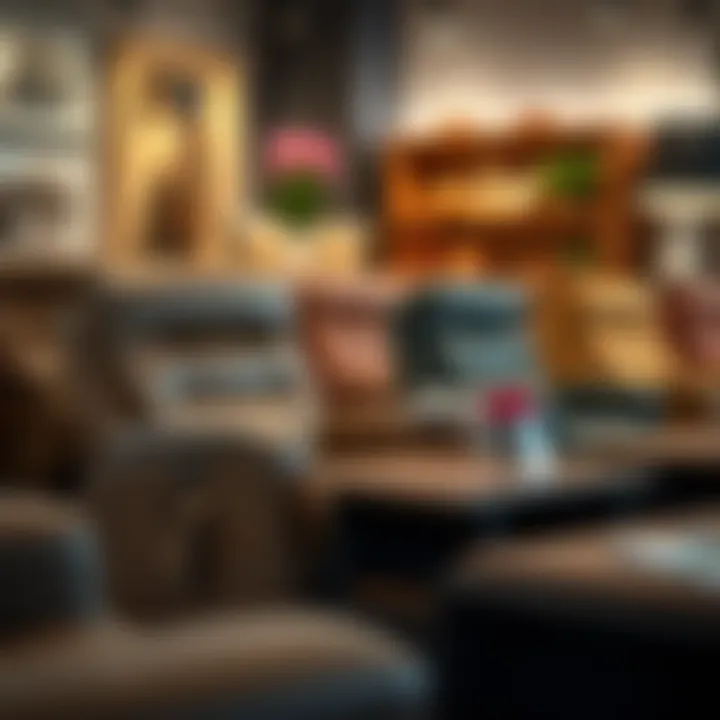 Trendy Color Options for Lady Recliners Trendy color options for lady recliners displayed in a showroom