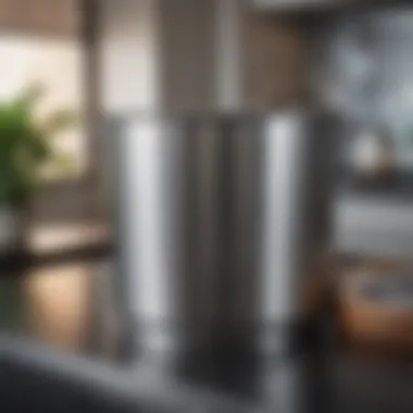Depth and Design: An Inside Look Interior view of a stainless steel pot showcasing its depth