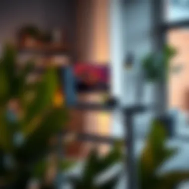 Ergonomic features of a gaming desk