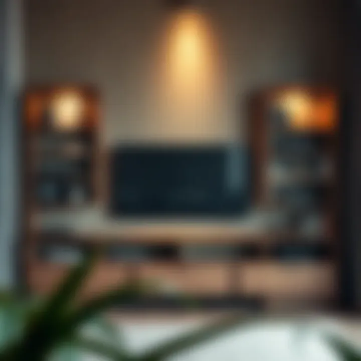 Customizable TV and Bookshelf Unit Customizable TV and bookshelf unit tailored to individual preferences