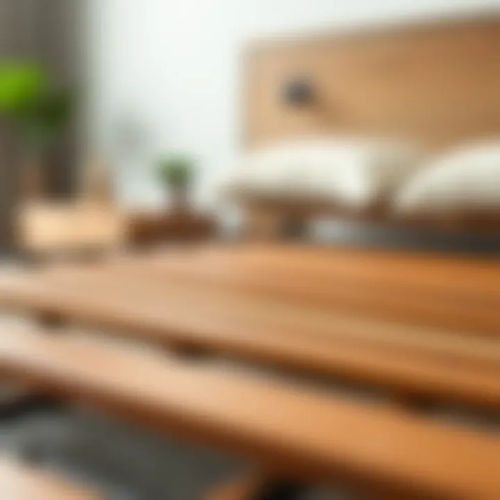 Comparison of metal slats and wooden slats for bed support