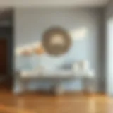 Stylish Long Entryway Table Design Elegant long entryway table adorned with stylish decor