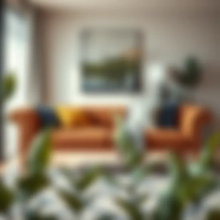 Bench Showcasing Decorative Elements Bench showcasing decorative elements in a living space