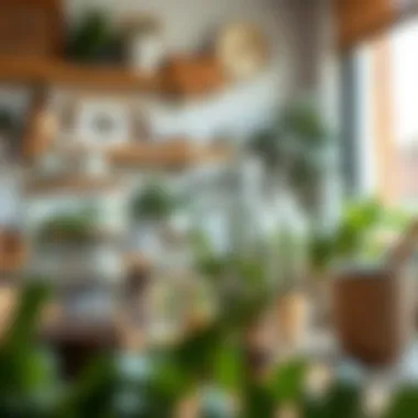 Sustainable Living with Glass Jars Sustainable glass jar use in modern home