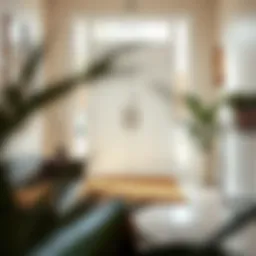 Elegant thin indoor doormat enhancing a modern entryway