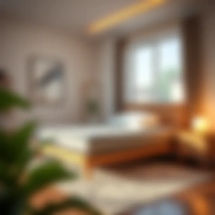 Cozy Bedroom with Twin Mattress Cozy bedroom setup featuring a stylish twin mattress