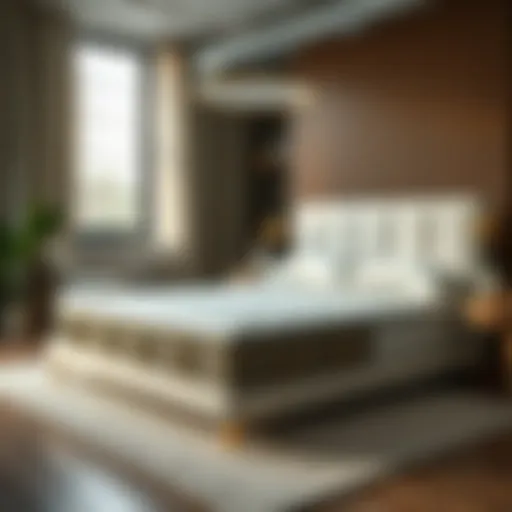 Detailed structure of a cot spring mattress