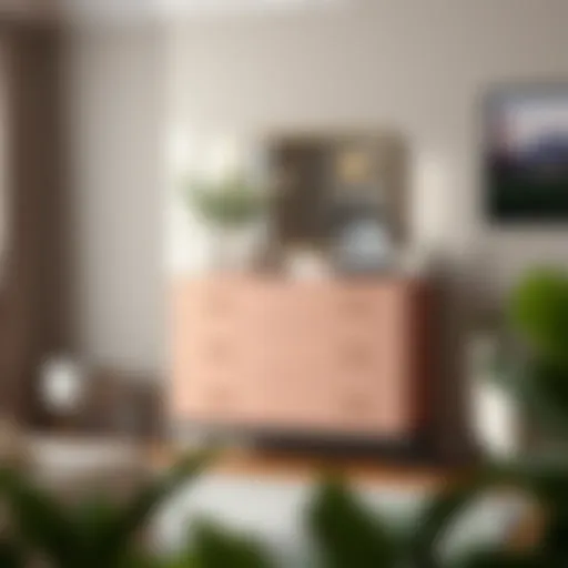 Elegant Malm chest showcasing sleek design and ample storage