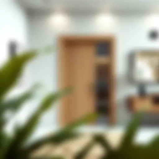 Elegant 30 inch interior door slab design showcasing modern aesthetics