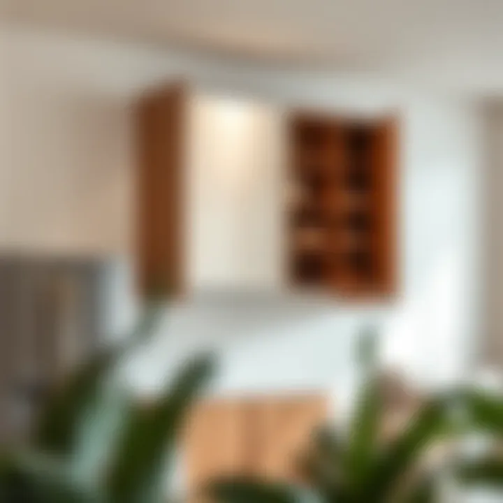 Installation method for wall mounted cabinets