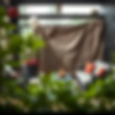 Proper technique for covering patio furniture with a tarp