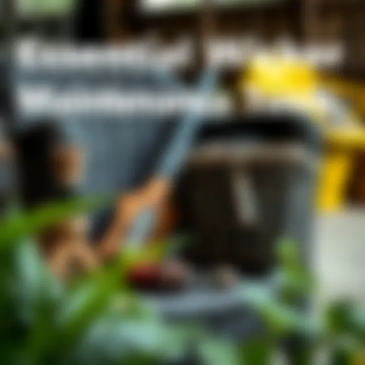 Maintenance tools and products for wicker care