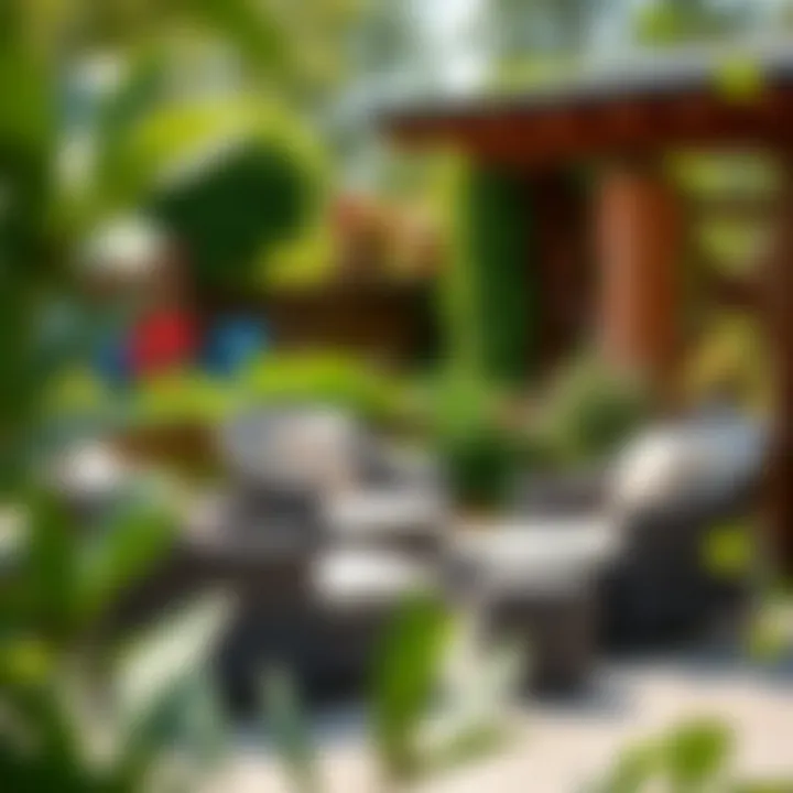 Diverse design options for wicker stacking patio club chairs in a garden for aesthetic appeal