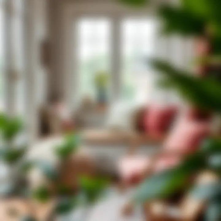 Cozy corner with a reading bench and decorative cushions